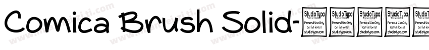 Comica Brush Solid字体转换